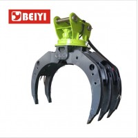 hydraulic grab for bobcate, timber grapple, wood grapple, log grab