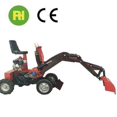 China brand 0.55 ton small digger mini wheel excavator for sale