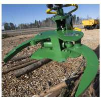 New Design Excavator small wood log cutting grabber grapple machine